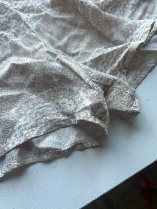 Lotus and Luna coastal rayon boho chic high waist shorts size Small, medium - Picture 3 of 5